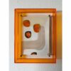 Minimalistische Kunst natur orange