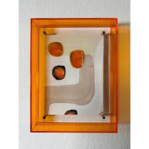 Minimalistische Kunst natur orange